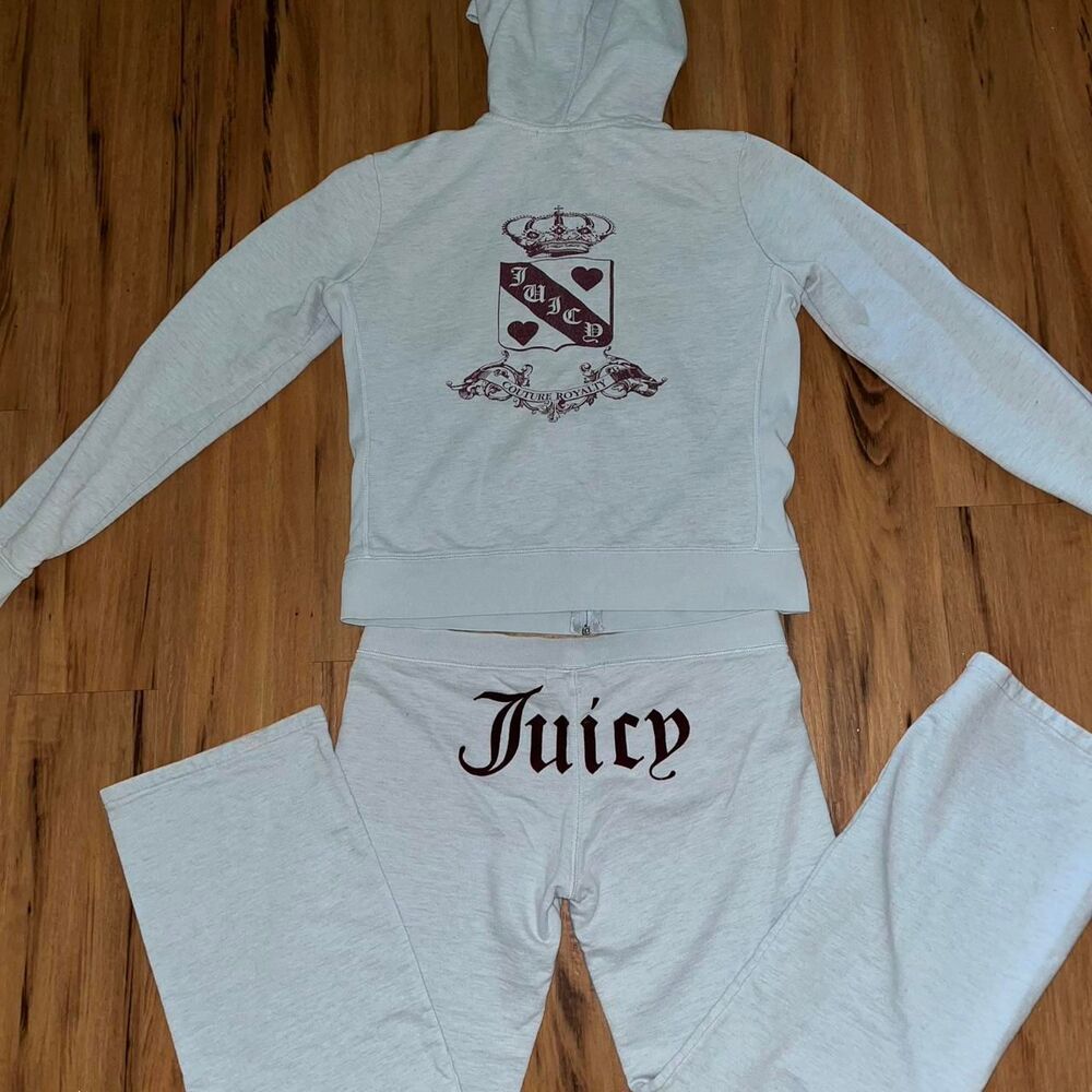 RARE Juicy Couture Vintage Royalty Tracksuit in Heathered Blue - Genuine!